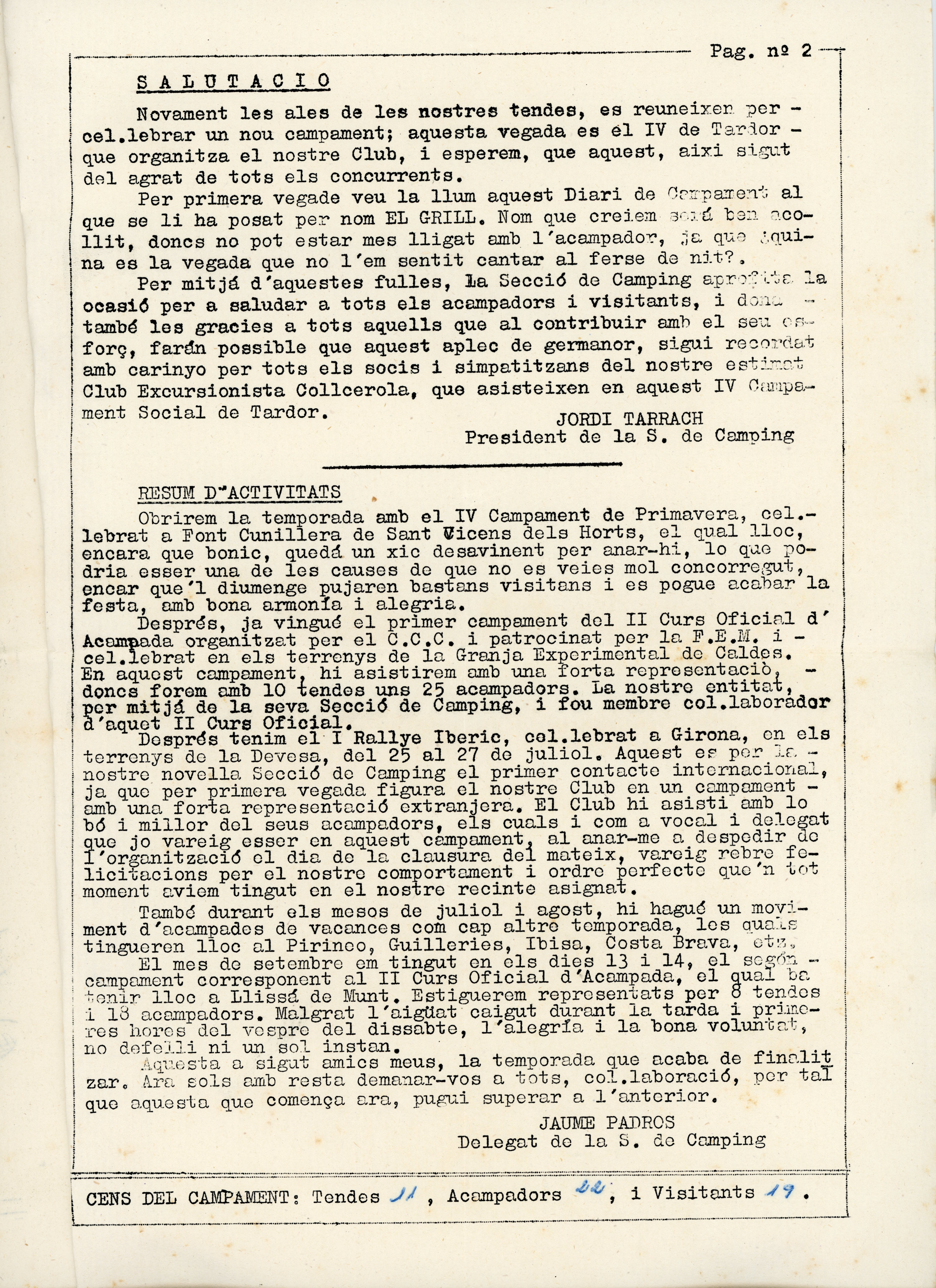"El Grill" Diari de Campament : IV Campament de Tardor : Can Pagés - Miniatura 2